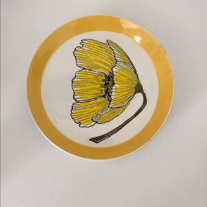 Lot of seven vintage Mikasa poppy salad plates